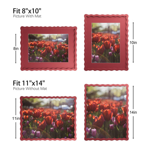 THKRLOF wall-hanging frame supports horizontal or vertical layout.