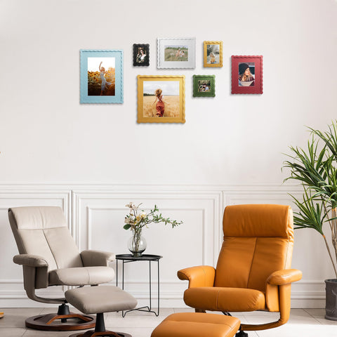 THKRLOF frame supports wall hanging or tabletop display for flexible setup.