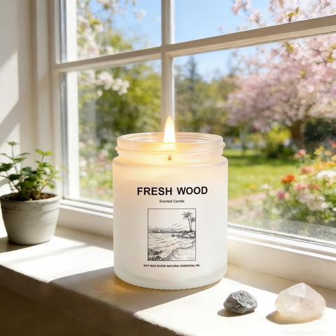 THORNWOLF Cactus Flower candle in glass jar with fresh aroma