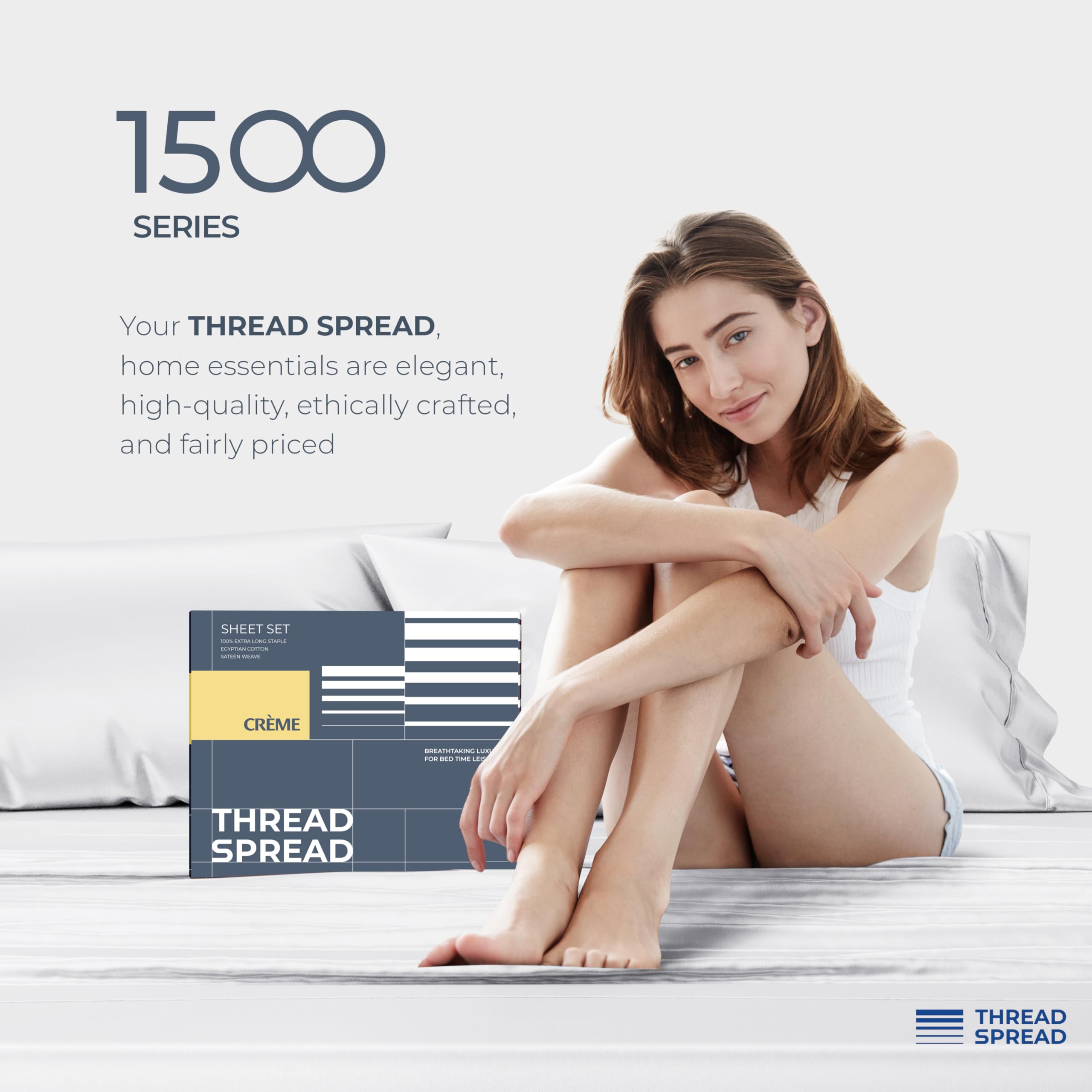 Thread Spread 1500 Series mercerization detail showing durability and softness