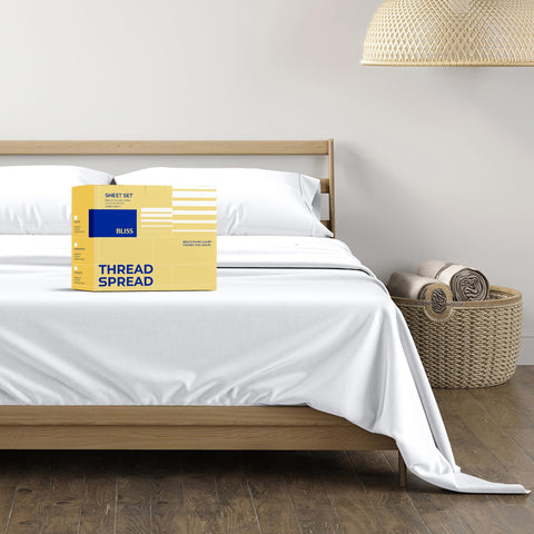THREAD SPREAD 600 Bliss flat sheet showcases silky softness for year-round comfort