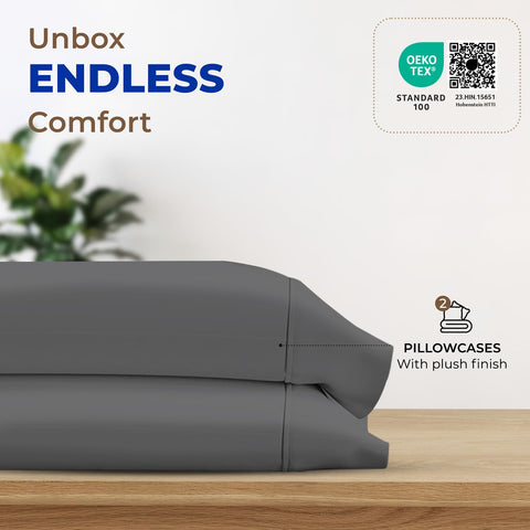 Thread Spread King-size envelope closure detail for easy on/off