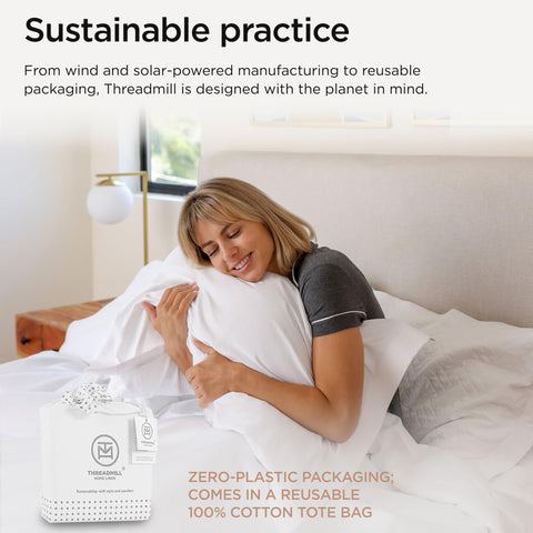 Threadmill care instructions for easy washing and quick dry