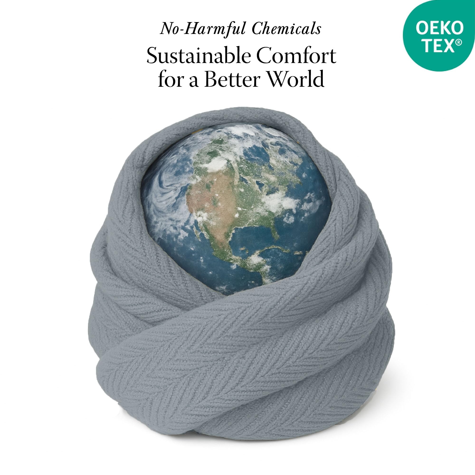 Threadmill blanket on couch—cozy lounging moment.