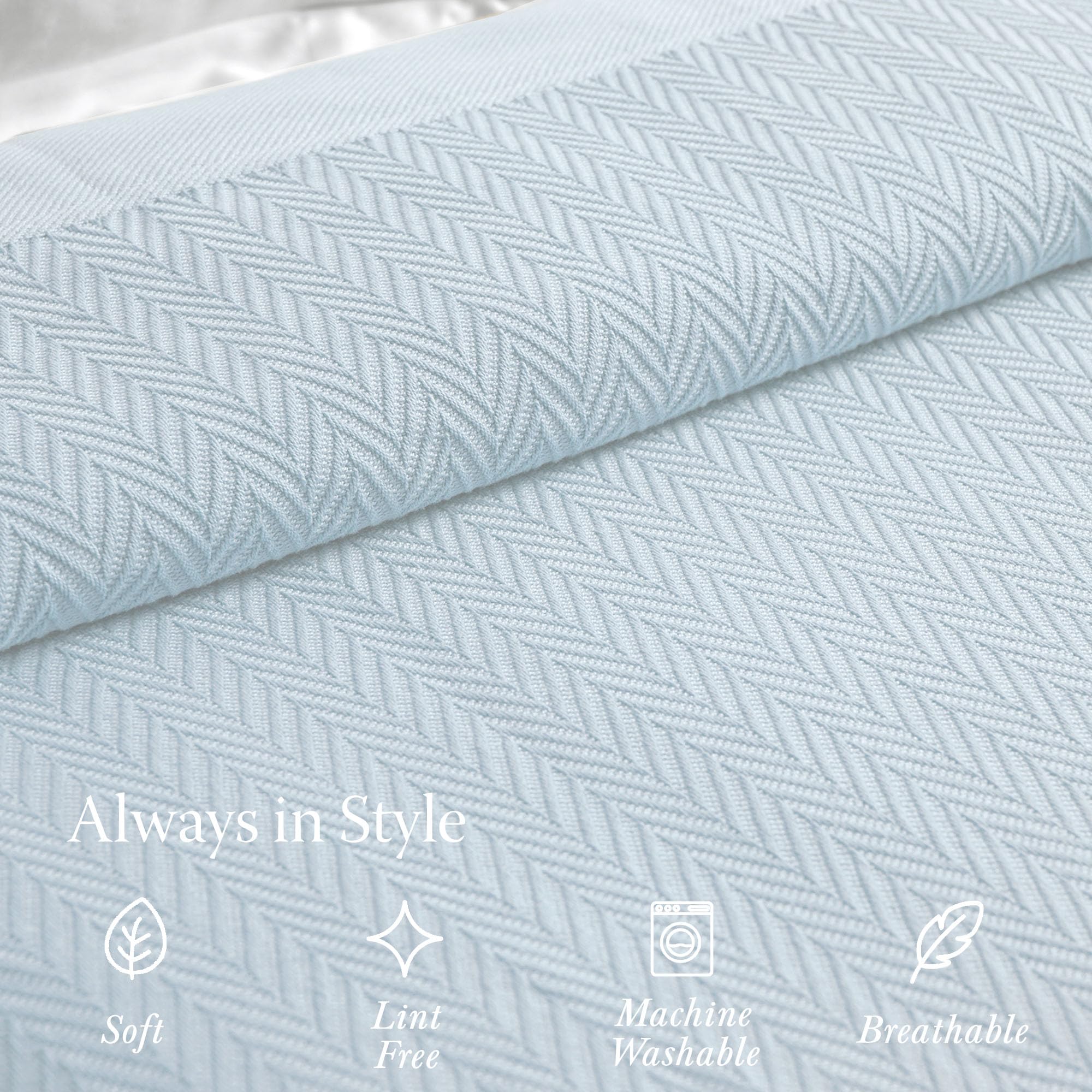 Threadmill easy-care durable weave; machine washable and fade-resistant
