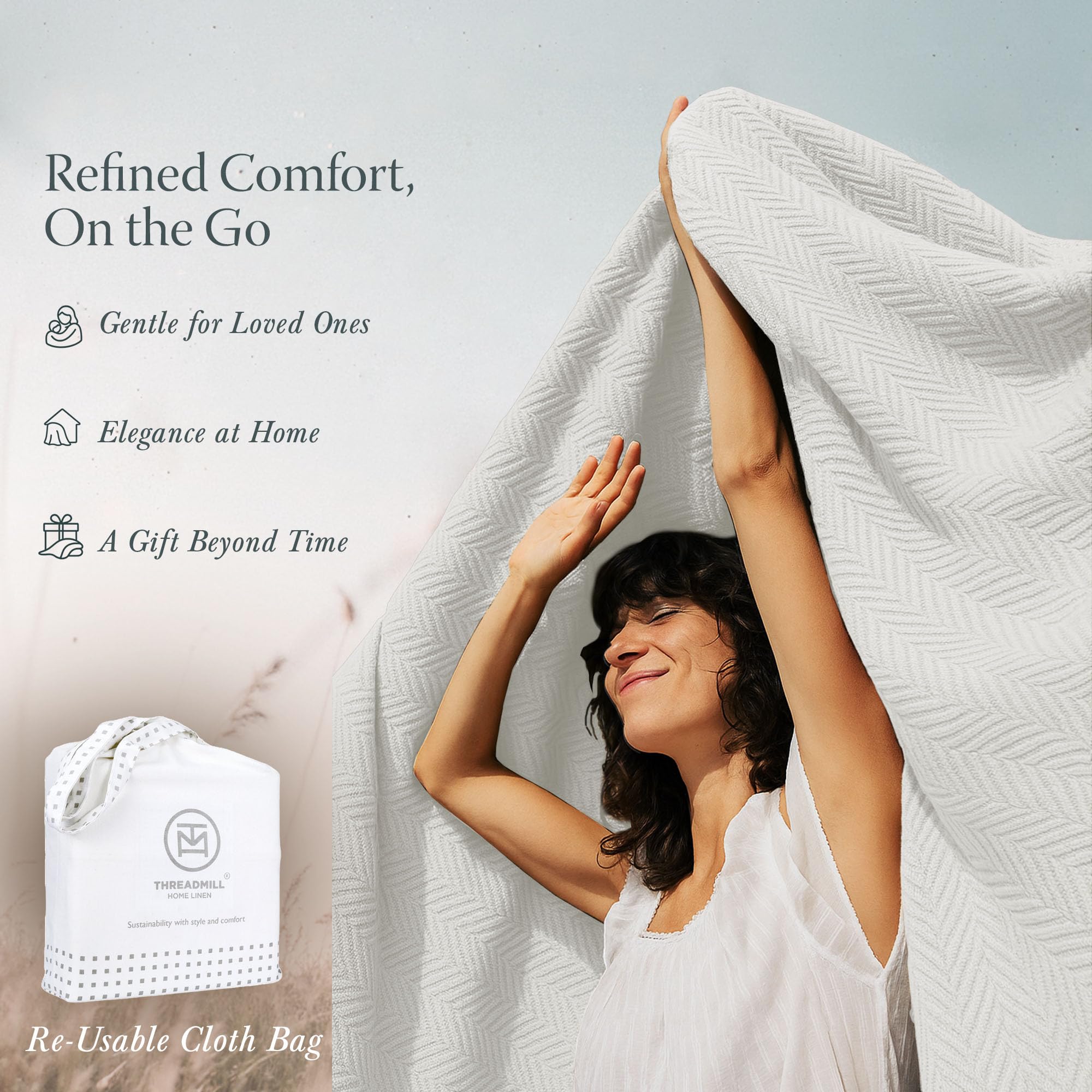 Threadmill easy-care durable weave suitable for machine washing.