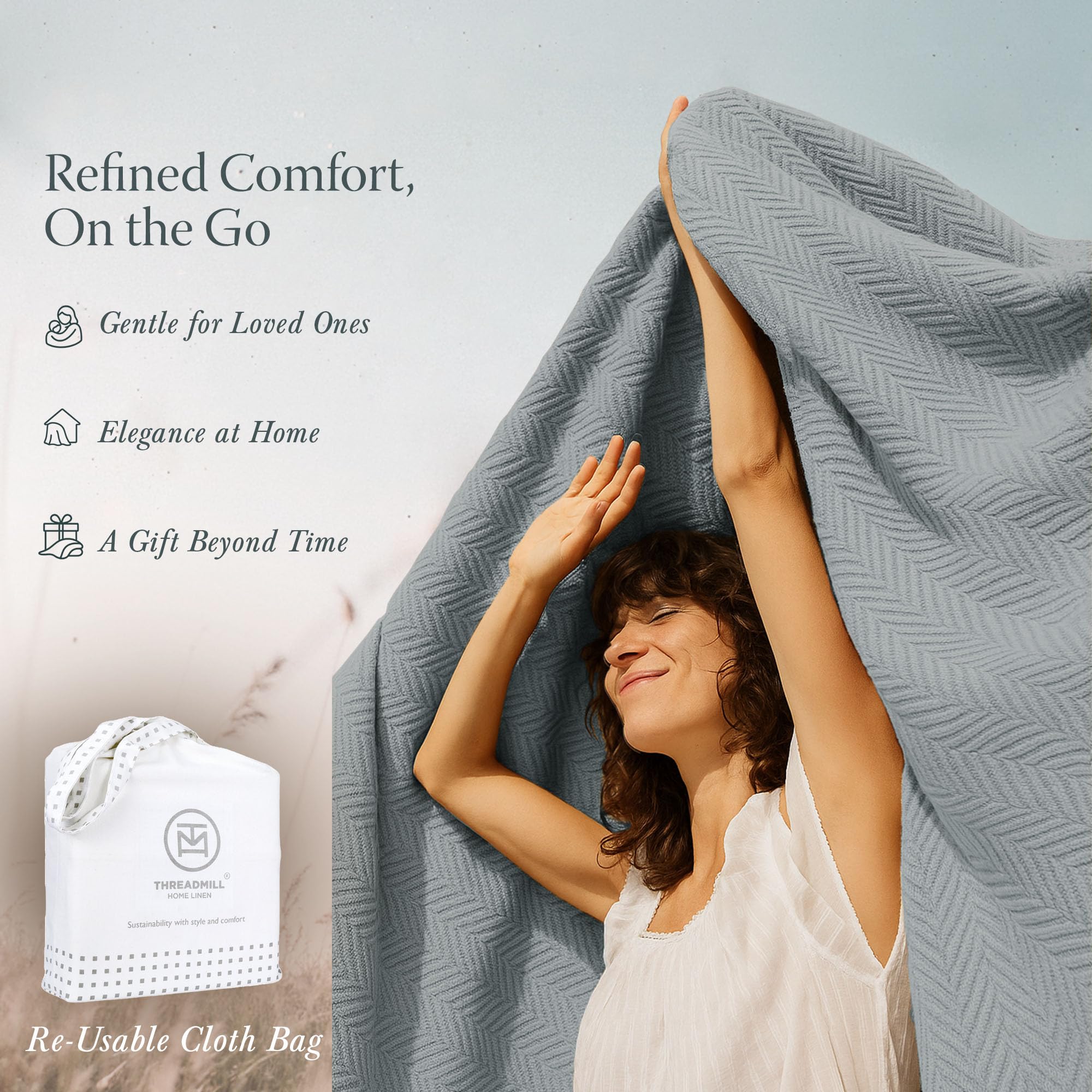 Threadmill gift-ready blanket—premium feel for any home.