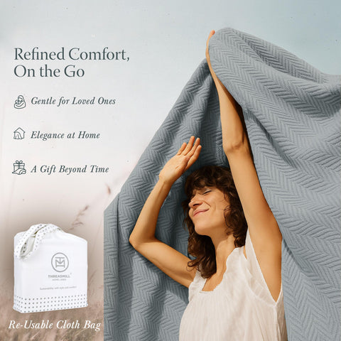 Threadmill gift-ready blanket—premium feel for any home.