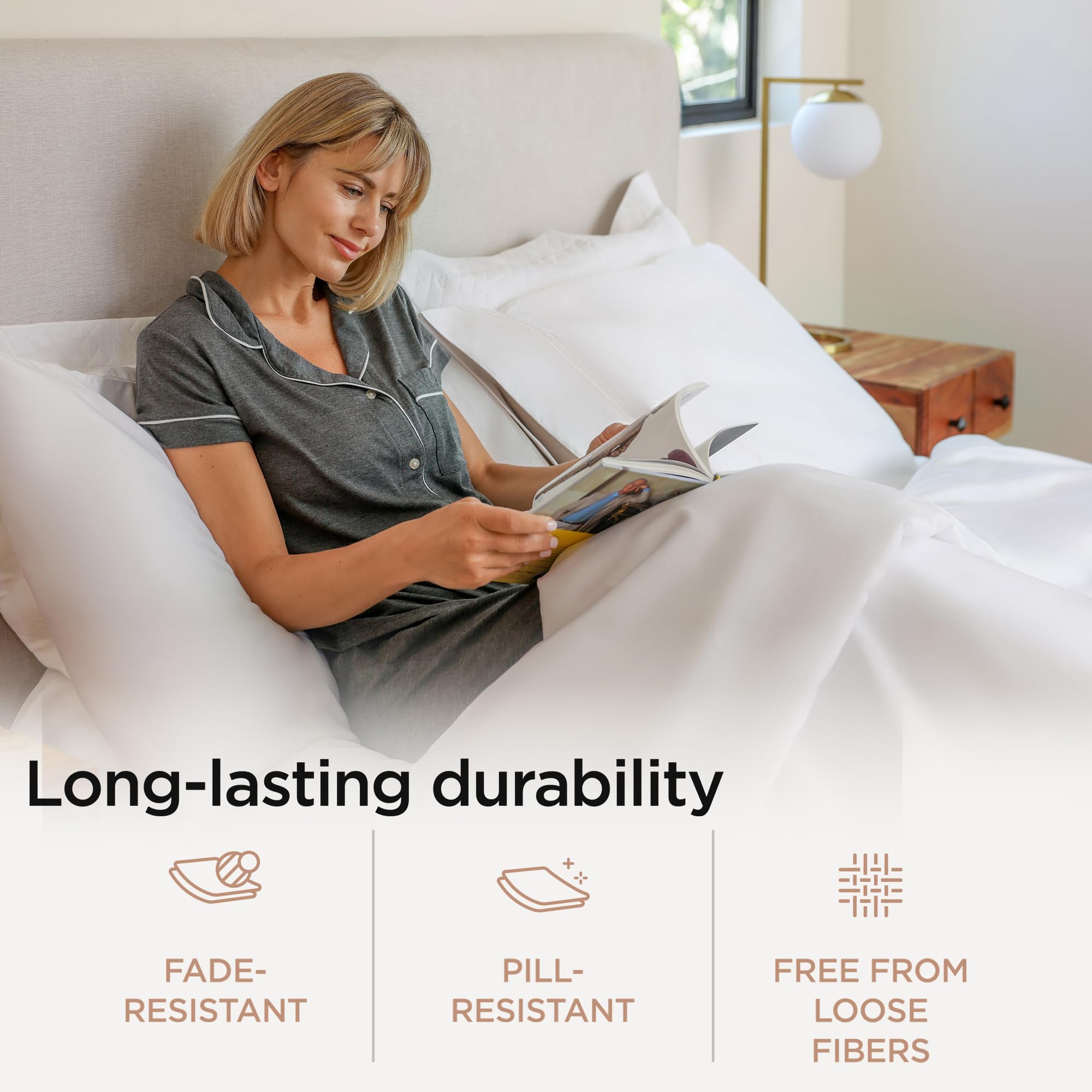 Threadmill sateen weave closeup reveals gentle sheen and durable finish.