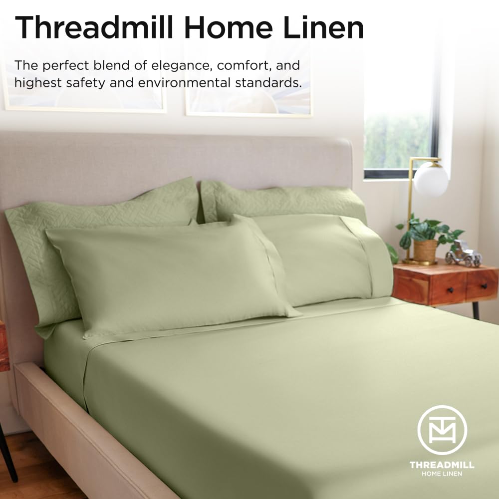Threadmill care tips recommend machine wash cold and tumble dry low.