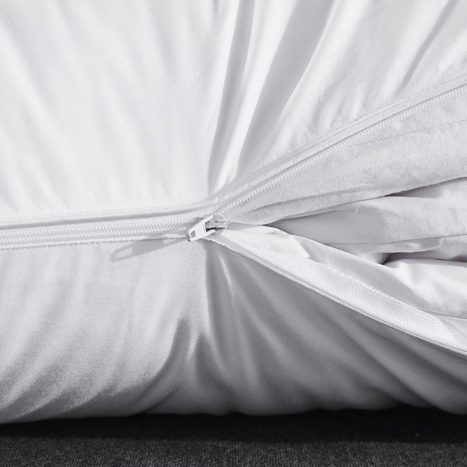 Three Geese assembled pillow layers view showing adjustable loft configuration