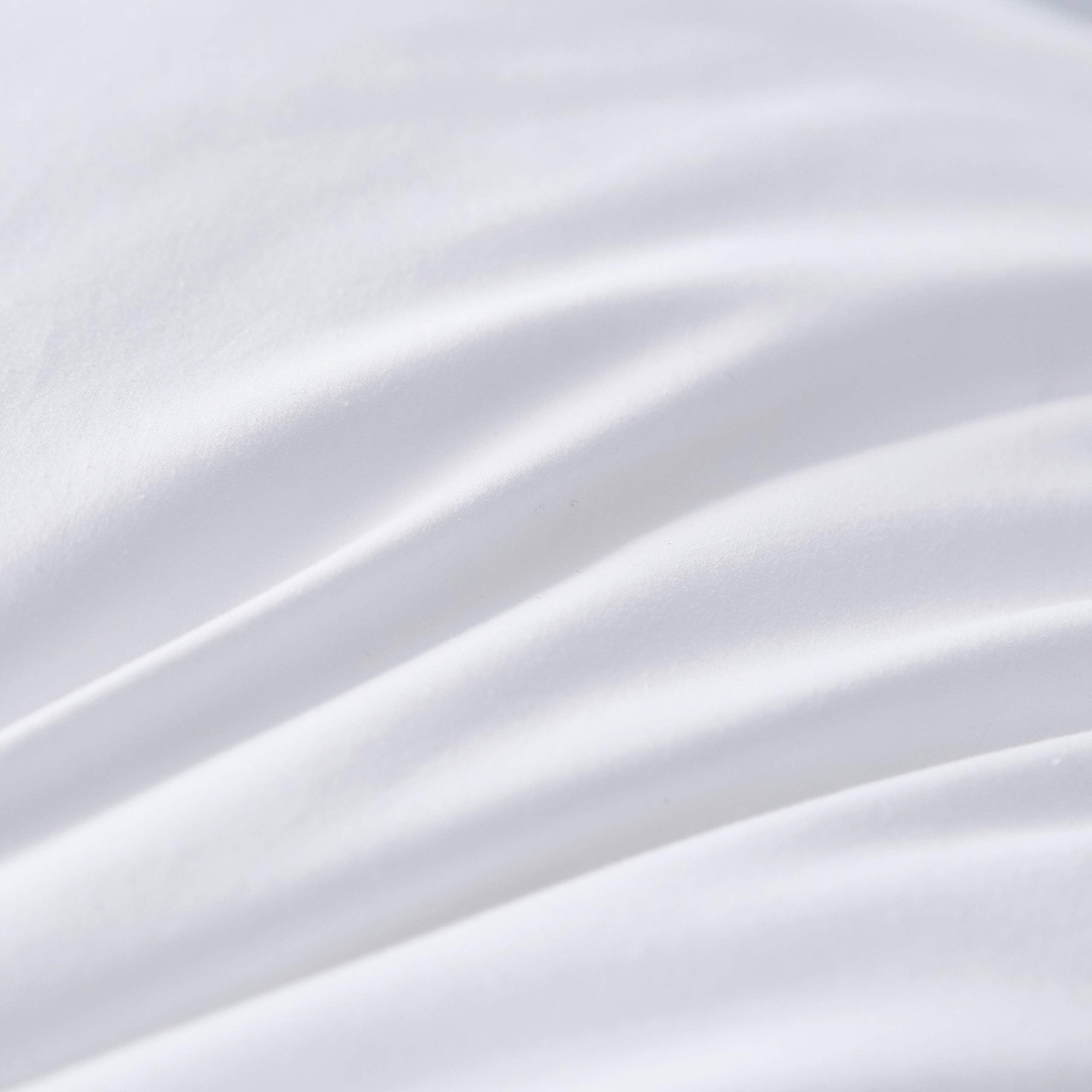 Three Geese cotton cover closeup emphasizes soft, breathable fabric