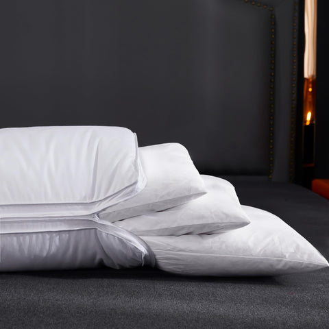 Three Geese outer cover with 1000 thread count cotton for soft luxury.