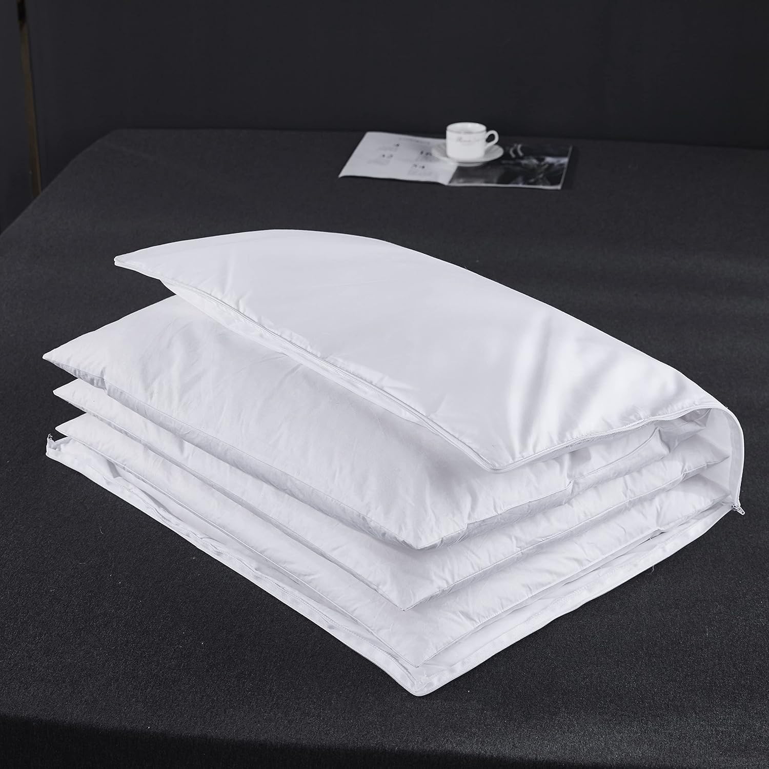 Three Geese pillowcase 1000 thread count cotton ensures soft breathable outer cover