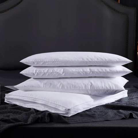 Three Geese zippered pillowcase (20x28) ready for easy insert management.