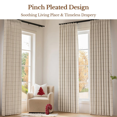 Three Girls easy-care curtains are machine washable for simple upkeep.