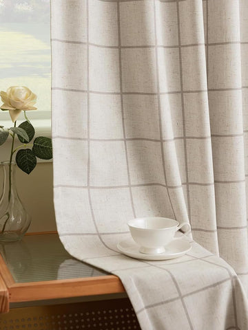 Three Girls pinch-pleated blackout curtains block light for living rooms and media spaces.