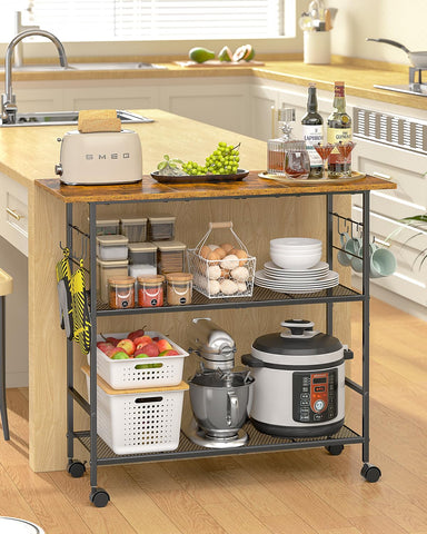 ThreeHio kitchen island in a dining or living room setting.