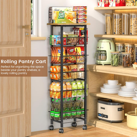 ThreeHio versatile cart suits kitchen, bathroom, and laundry storage.