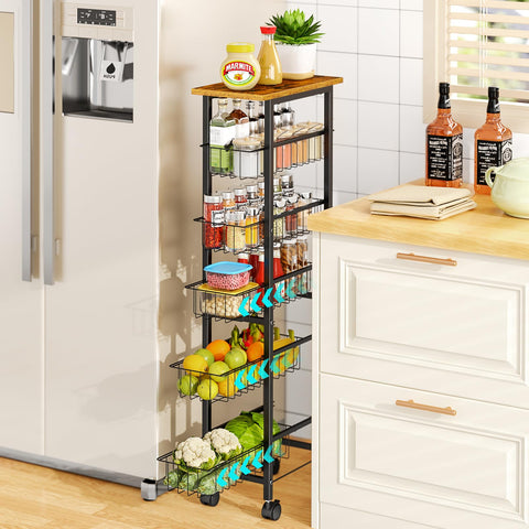 ThreeHio narrow design fits between cabinets and in tight corners.