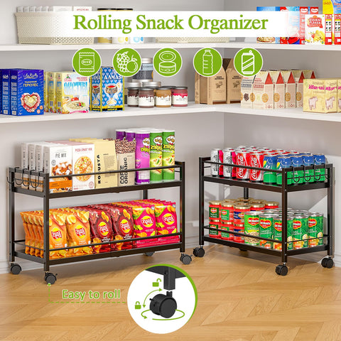 ThreeHio pantry cart is quick to assemble with labeled parts and included hardware.