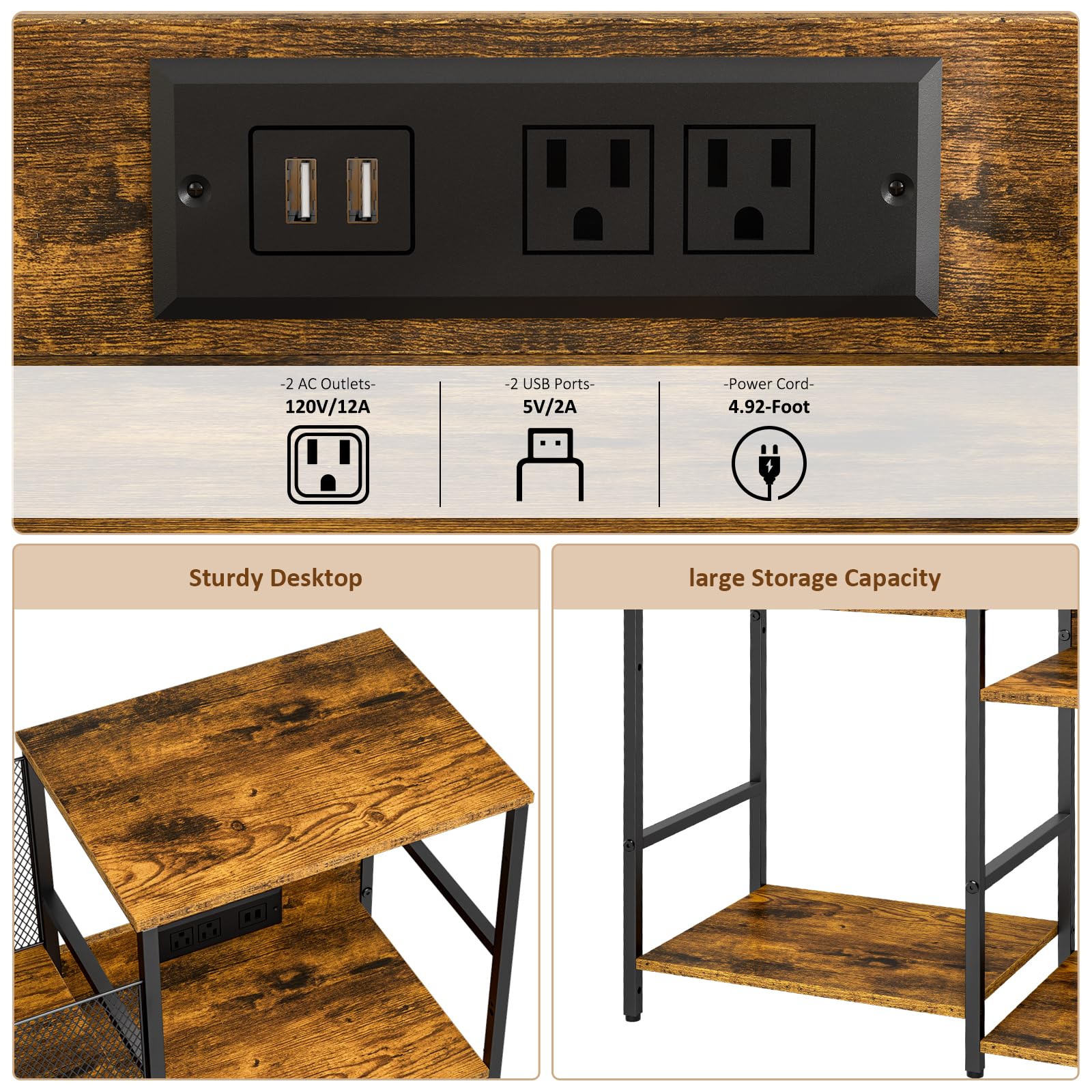 ThreeHio record player stand sturdy metal frame and MDF core for durability.