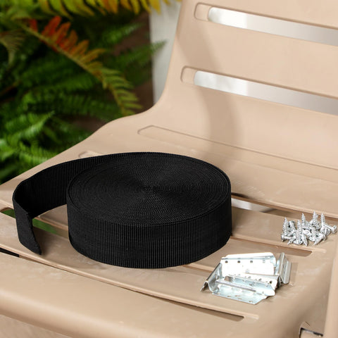 Threehoney repaired seating close-up reveals refreshed, stable support.