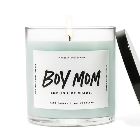ThreeKin Smells Like Chaos label adds playful charm to gifting.