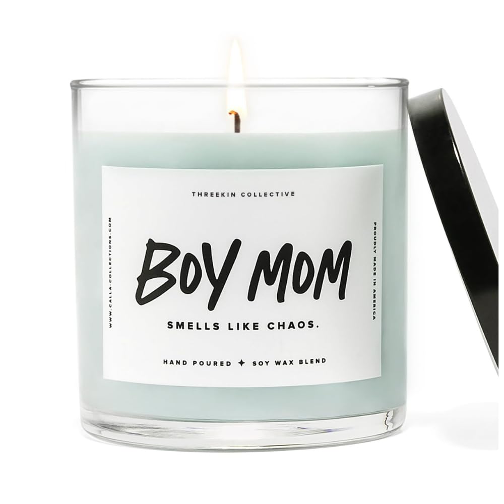 ThreeKin soy wax 12oz candle shows clean burn and lasting aroma.