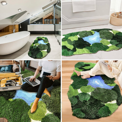 THRILRUG ideal for bathrooms, entryways, and living rooms.