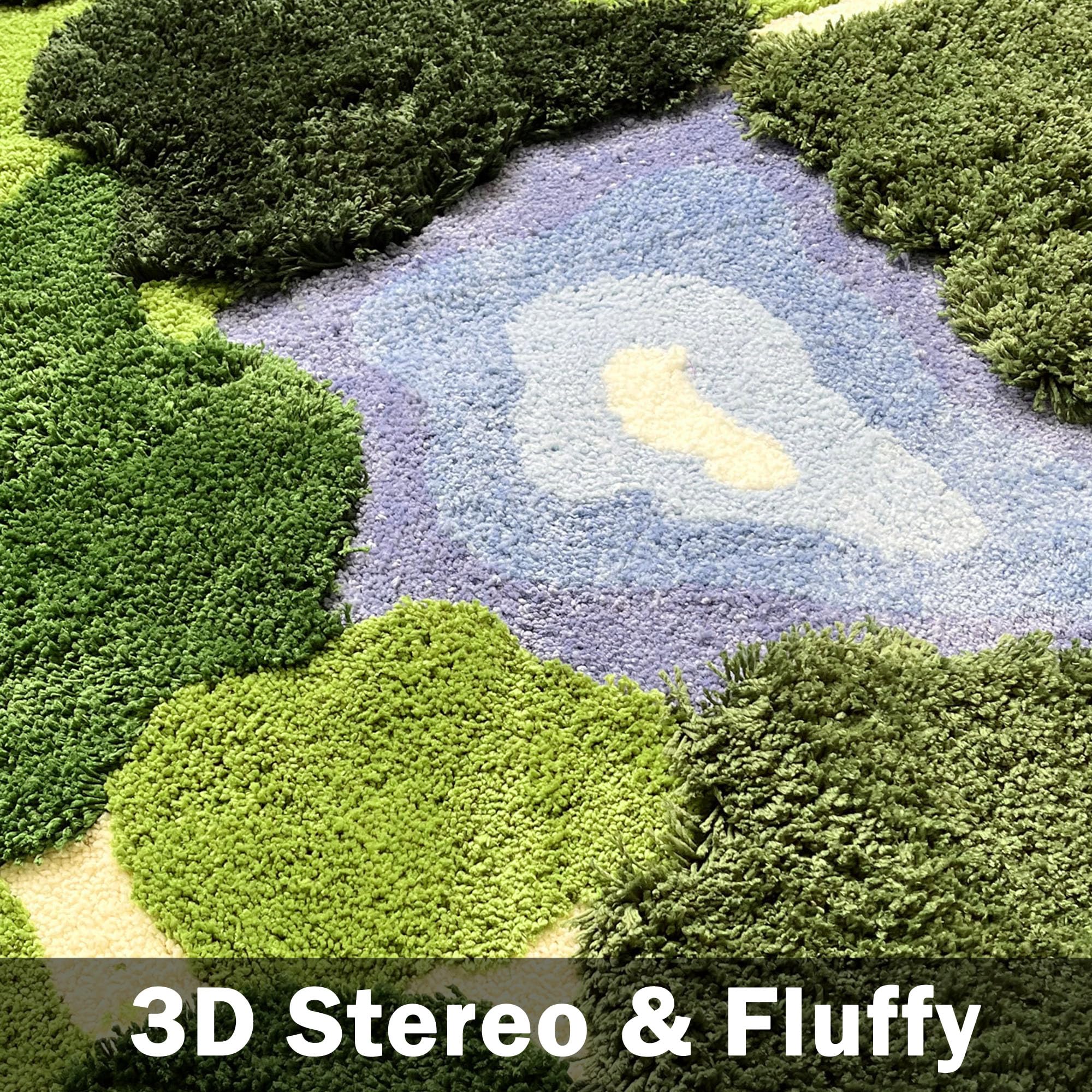 THRILRUG soft microfiber pile feels cloud-like under bare feet.