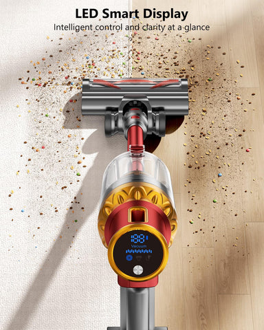 Thryveo HyperVac X10 1.6L dust cup handles debris in one pass