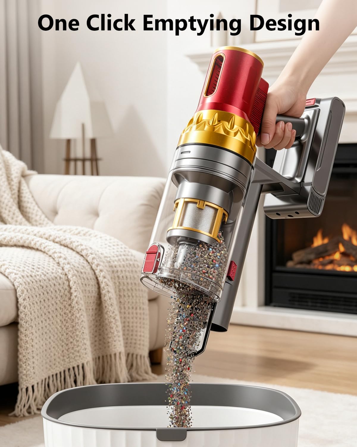 Thryveo HyperVac X10 wall-mount detaches for stair cleaning