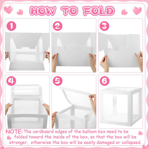 Thyle balloon boxes feature folded edges for extra strength.