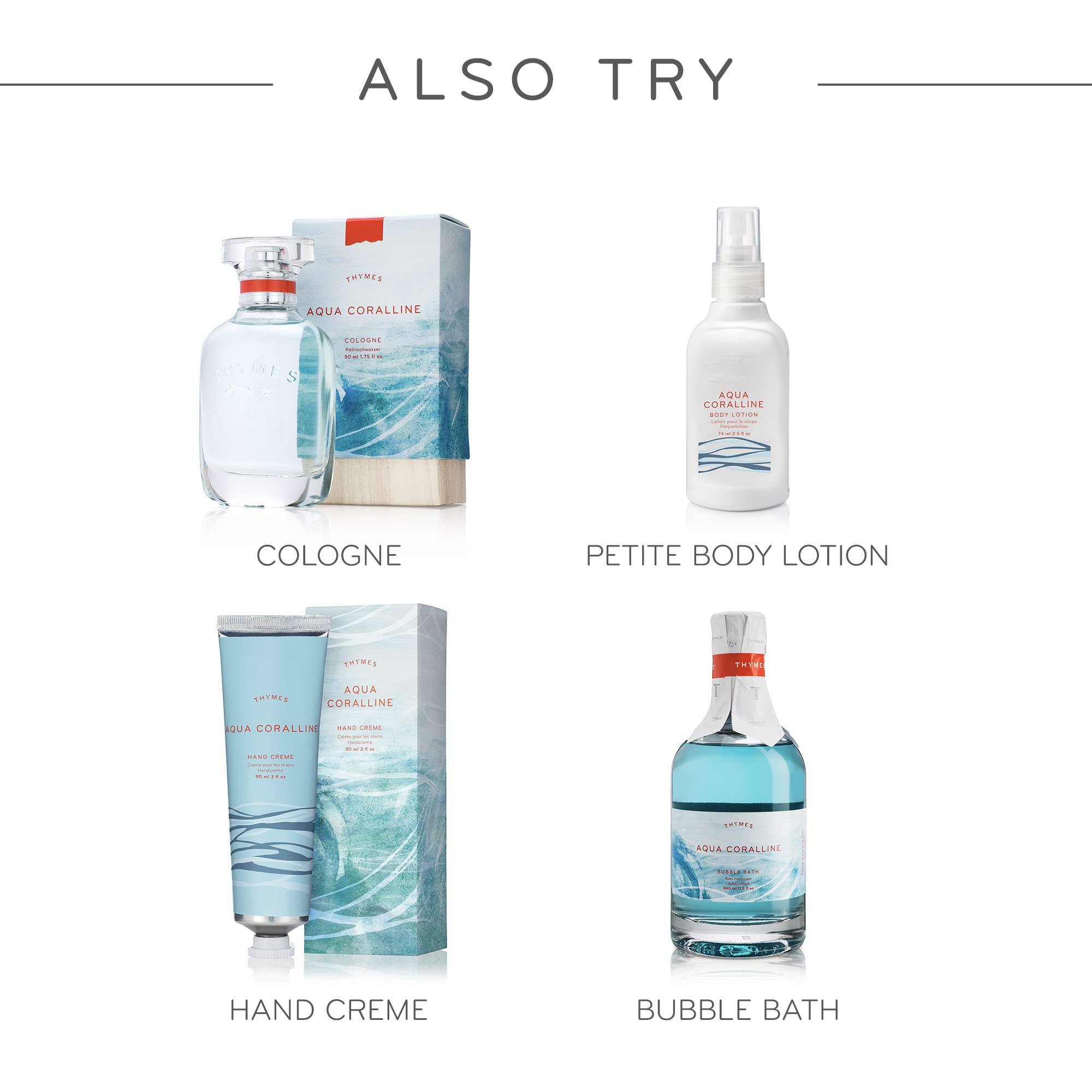 Thymes Aqua Coralline living-room-decor image showcases scent enhancing home ambiance with coastal notes.