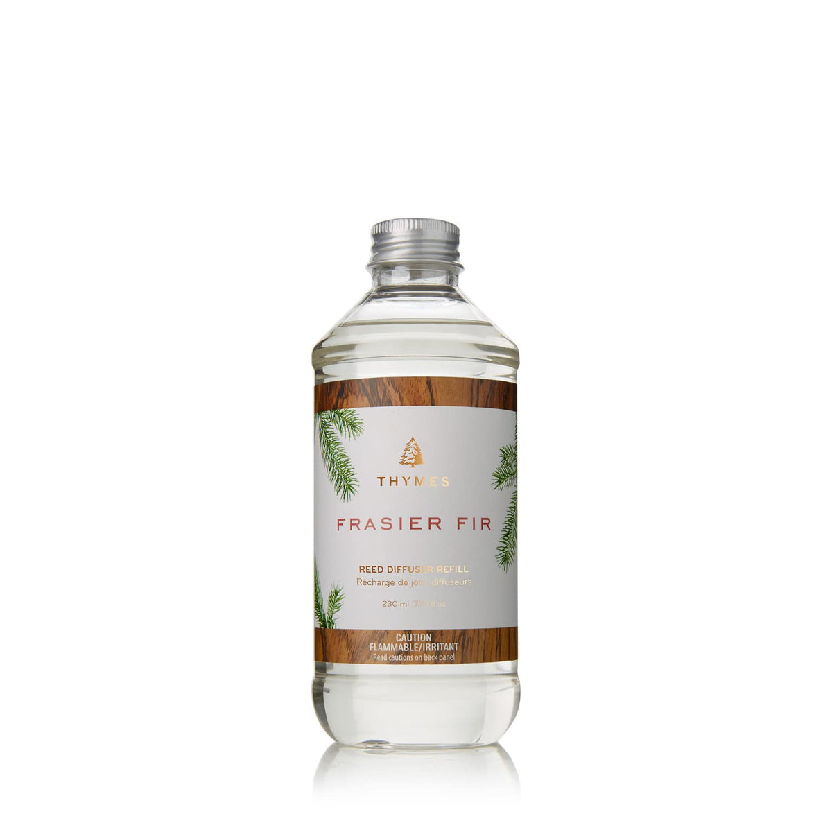 Thymes Frasier Fir diffuser oil refill bottle for effortless renewal.