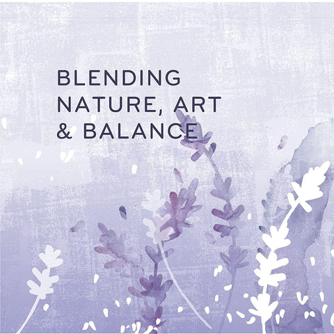 Thymes lavender-note image highlights calming scent profile and lavender detail.