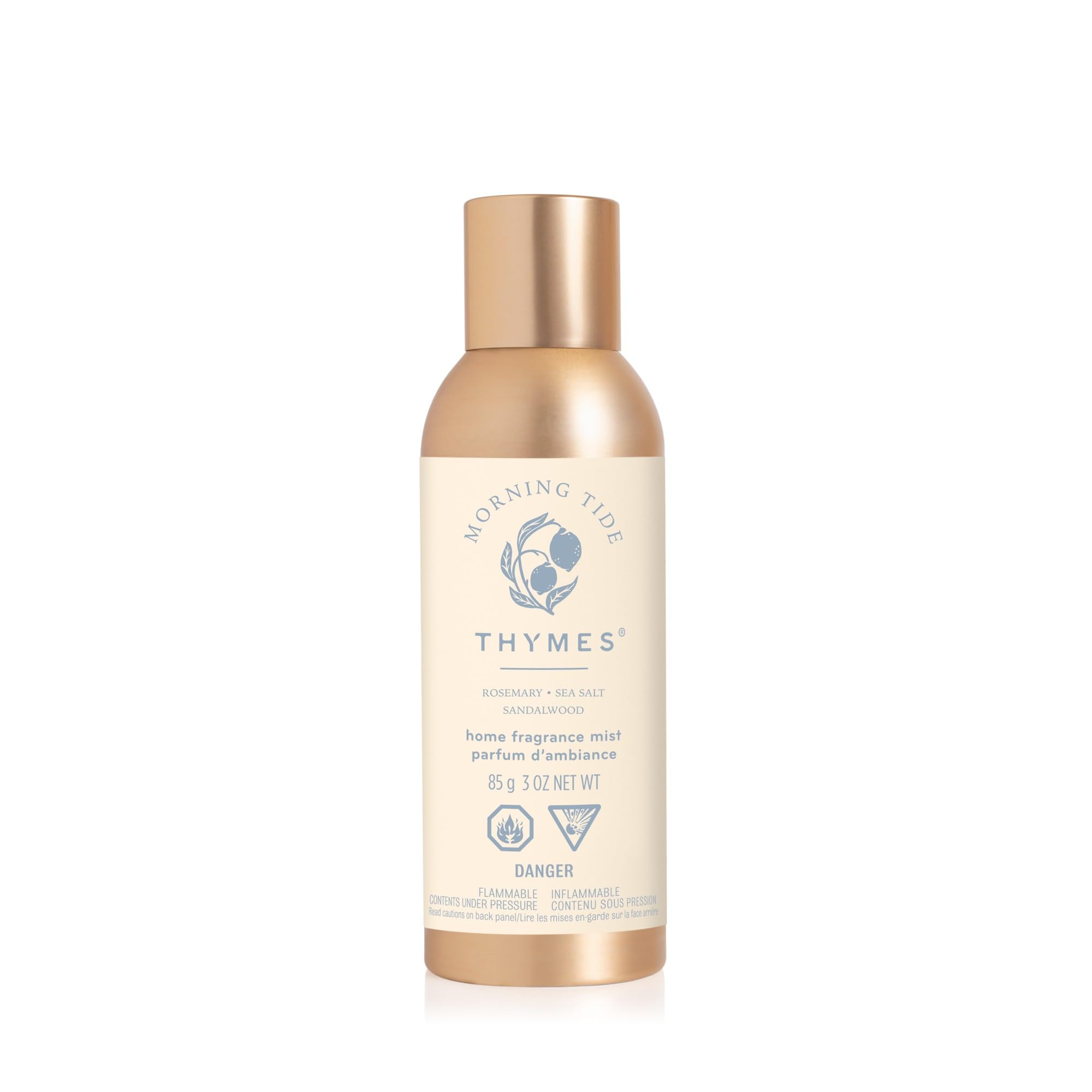 Thymes Morning Tide bottle shows a fresh, long lasting room fragrance for any space