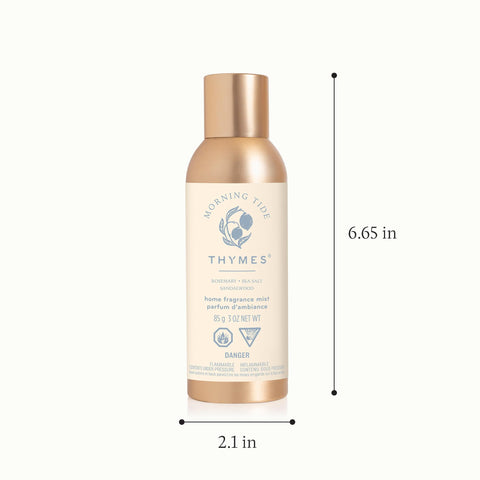 Thymes Morning Tide spray in action for easy, quick refresh