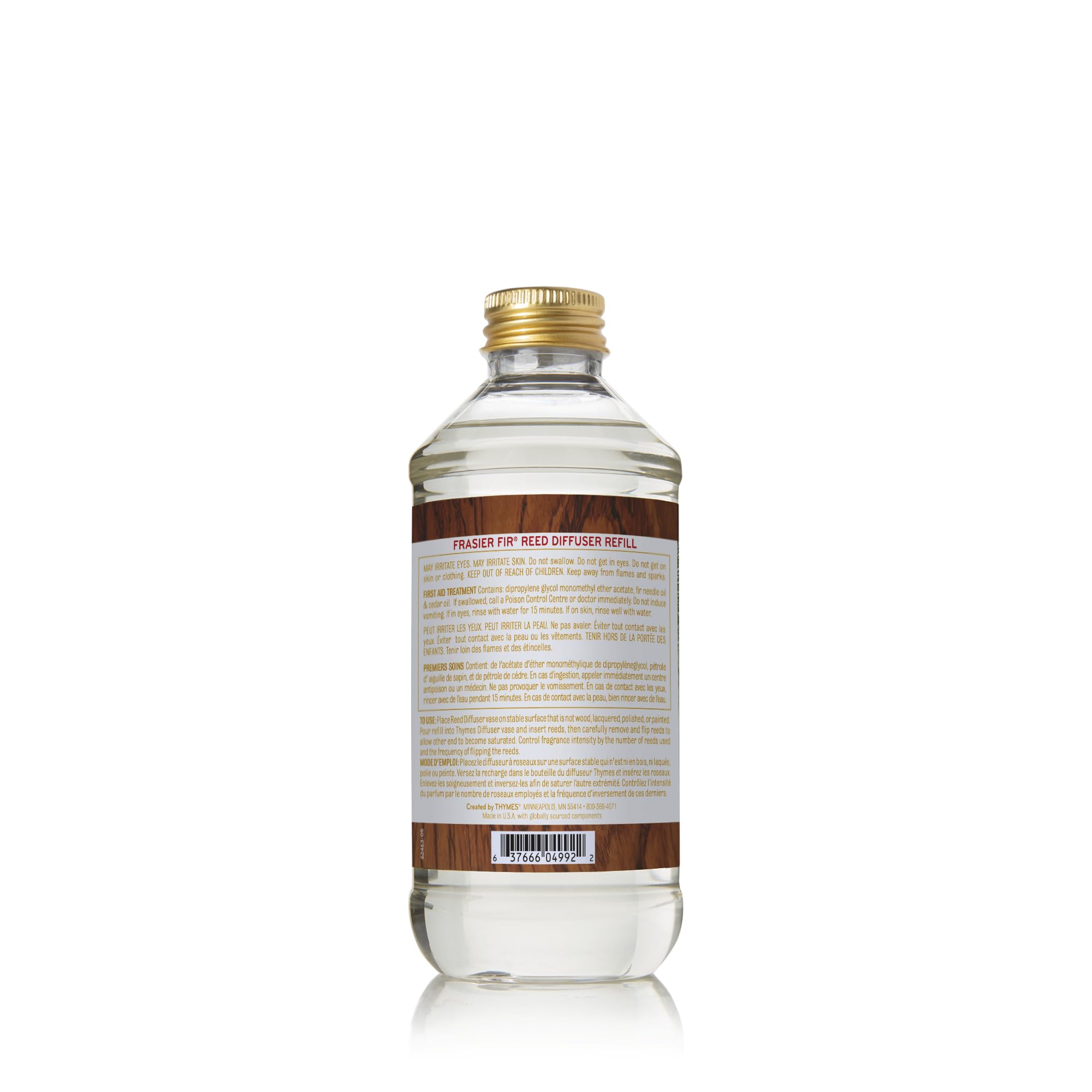 Thymes plant-based ingredients support a clean aroma.