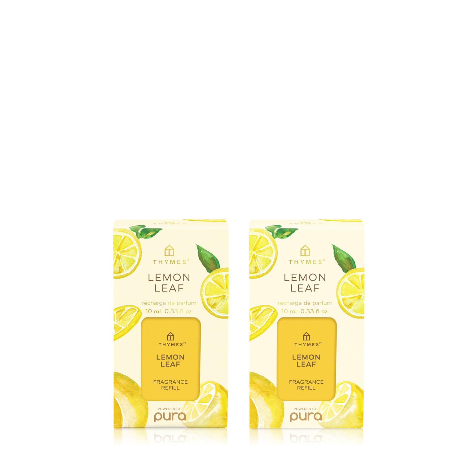 Thymes Pura Lemon Leaf refill: long-lasting citrus scent for living spaces