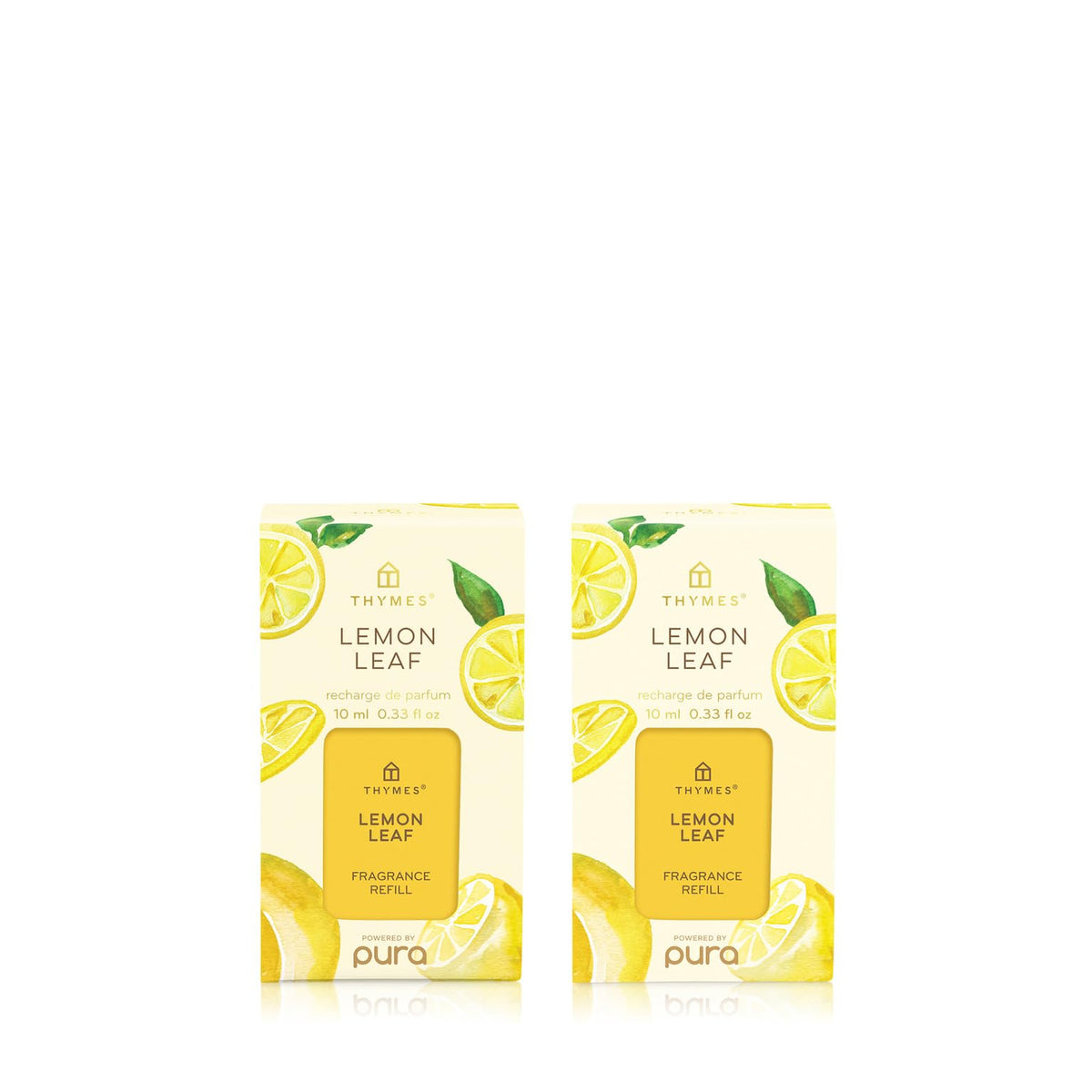 Thymes Pura Lemon Leaf refill: long-lasting citrus scent for living spaces