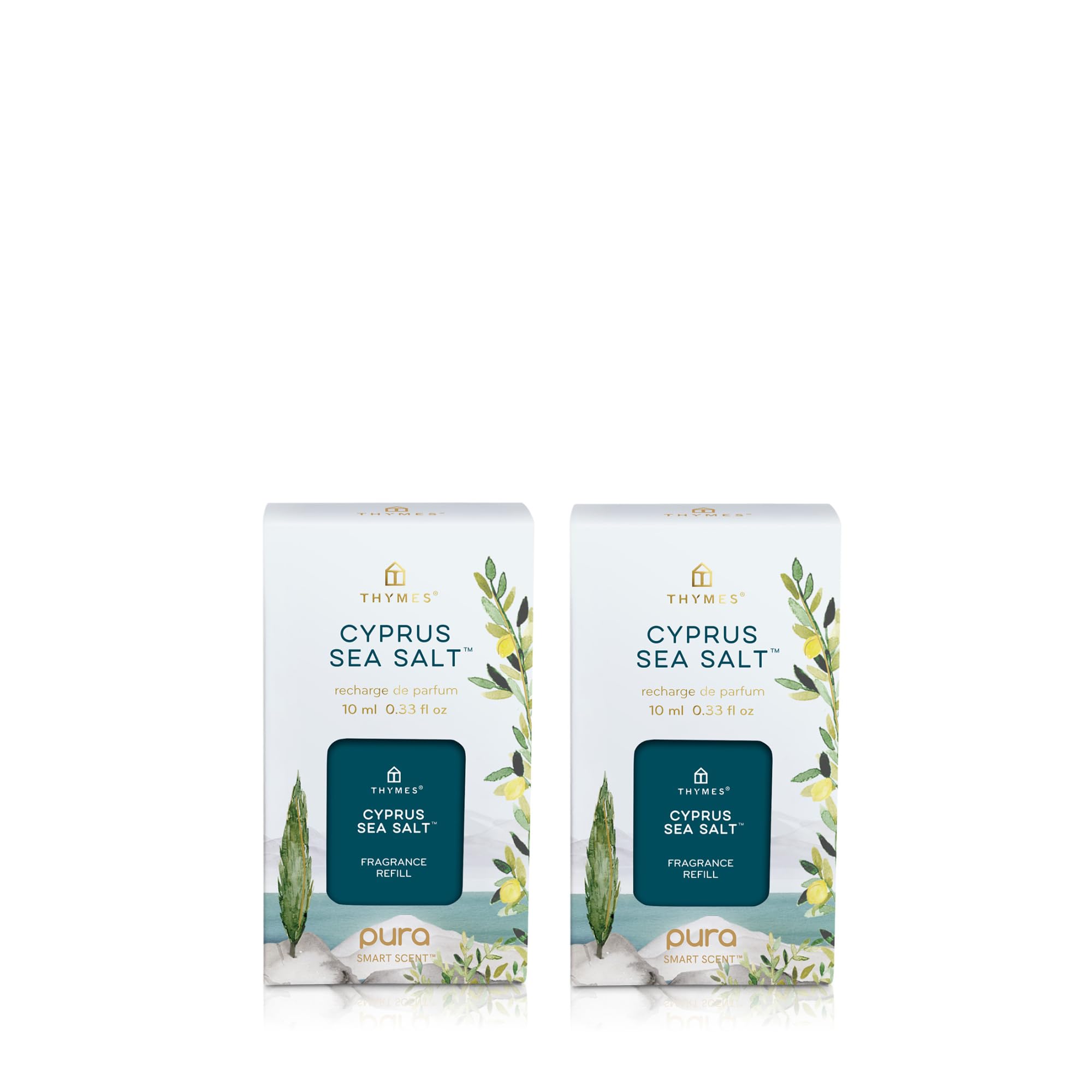 Thymes Pura refills 2-pack ready for extended aroma with Pura diffuser