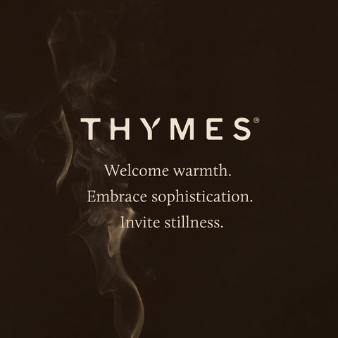 Thymes Pura Noir Woods refill pack-shot communicates value with two replenishments.
