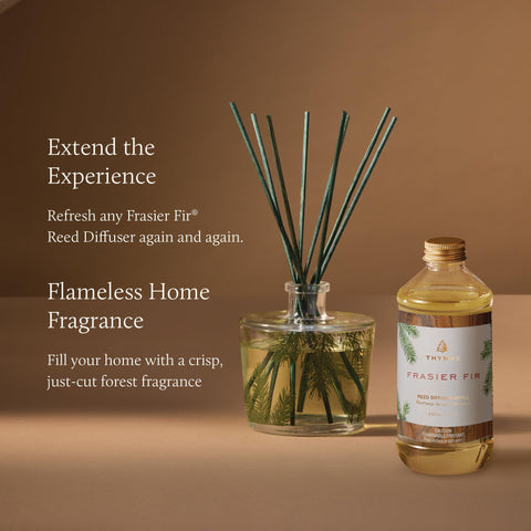 Thymes reed diffuser sticks absorb oil evenly for aroma release.