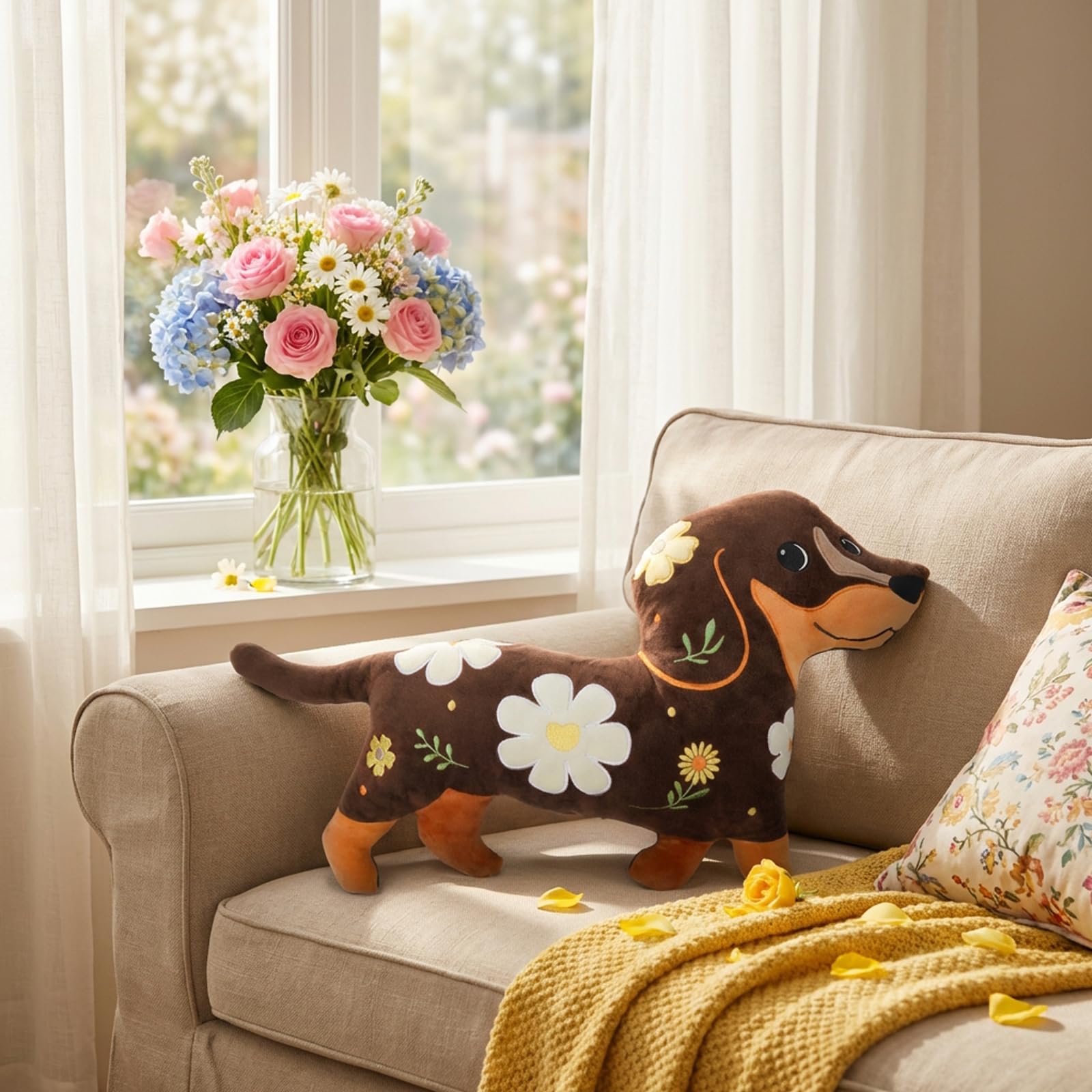 Tian Zhun dachshund pillow gift moment ready to brighten any room