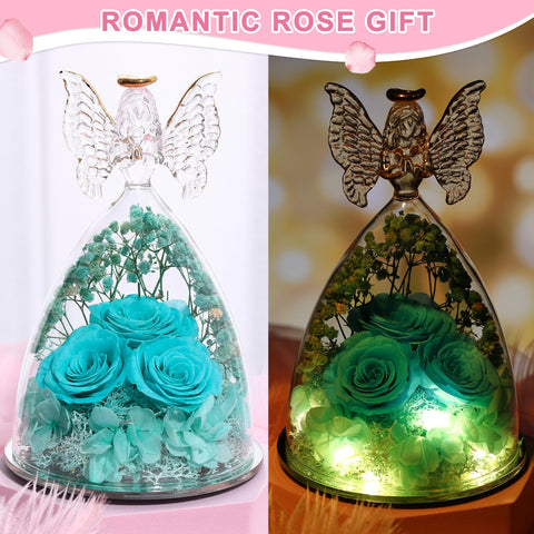 Tiaronics rose-angel keepsake for Valentine’s Day, expressing love with elegance.