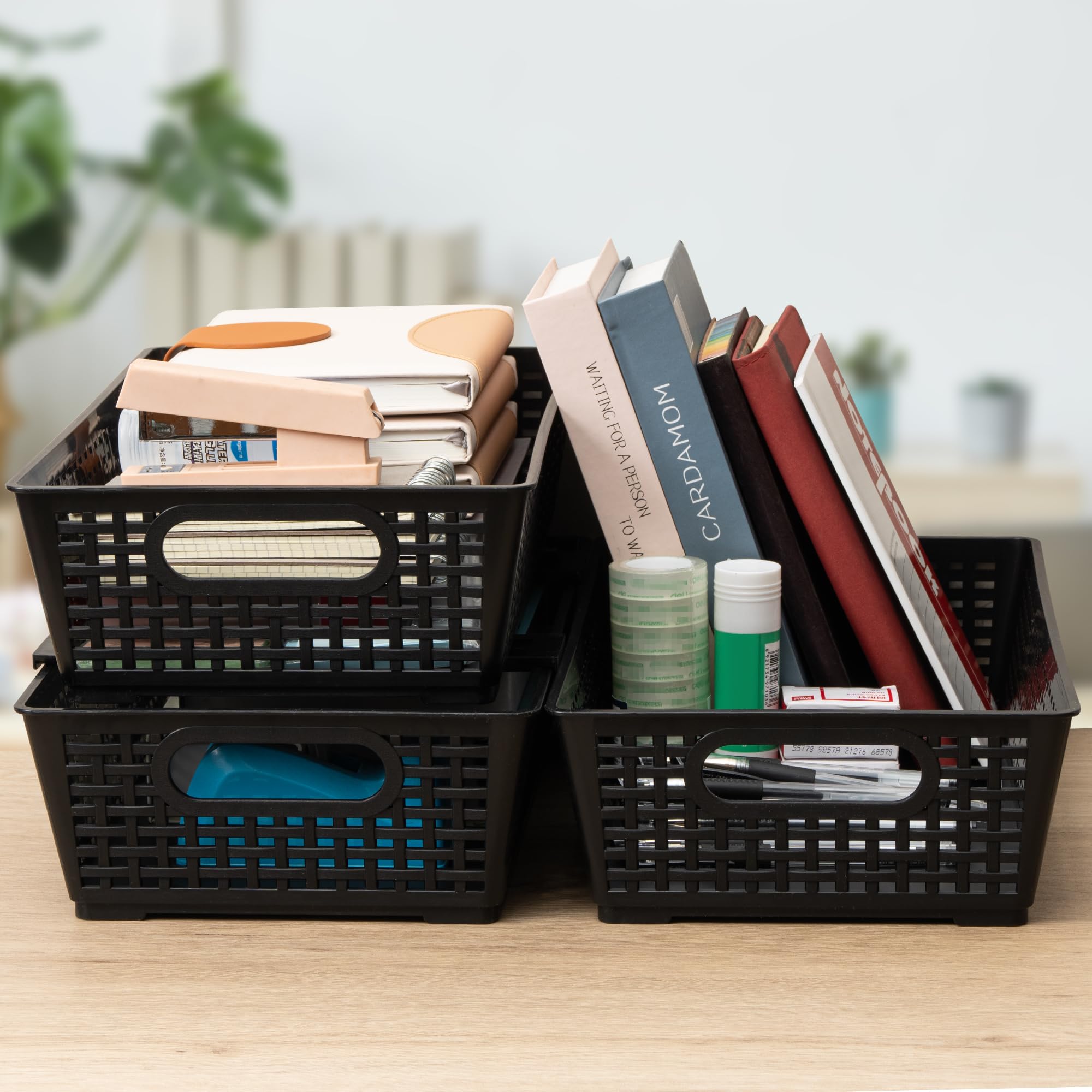 Tiawudi 6-pack set suits dorm or office storage.