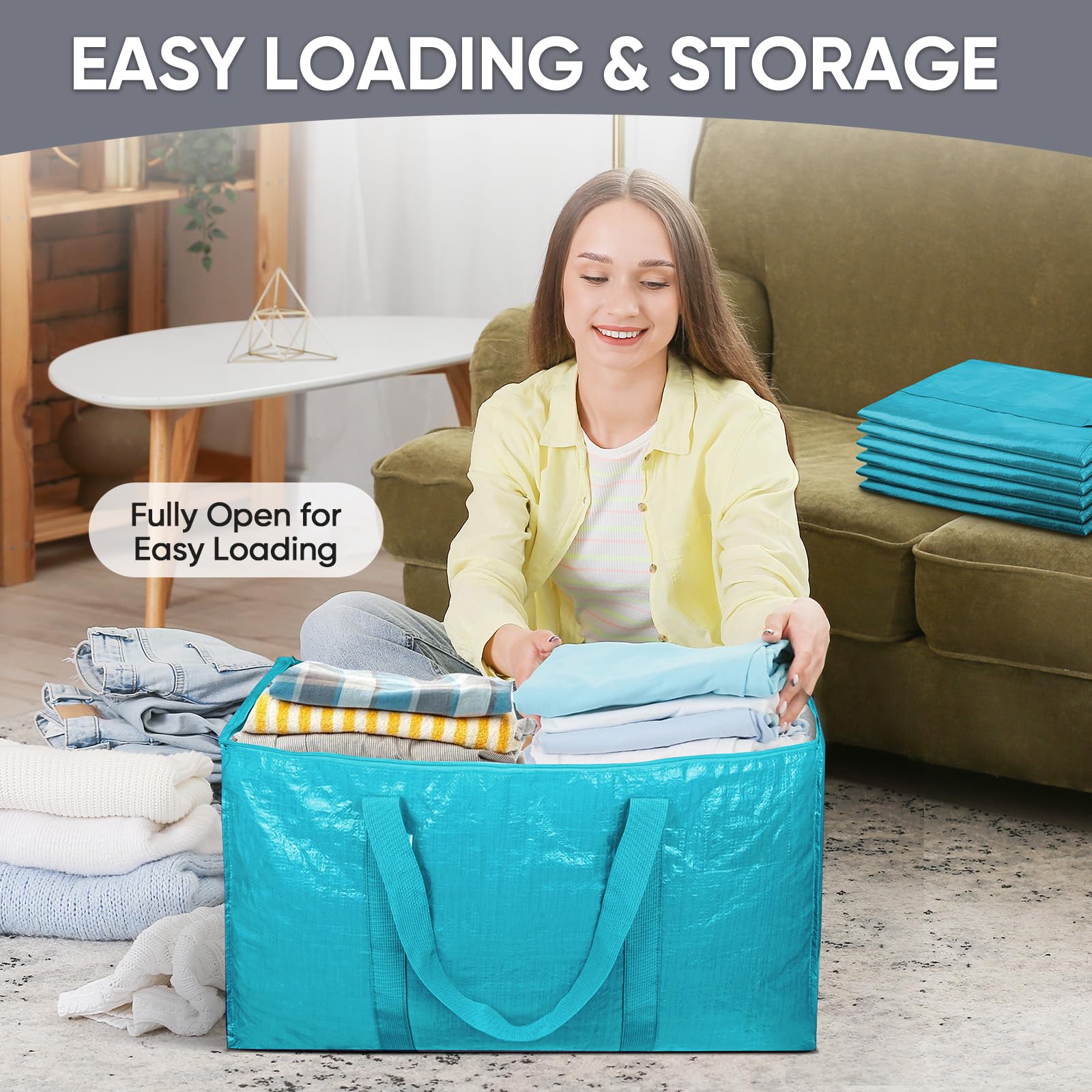 TICONN durable PE material designed for moving and storage.