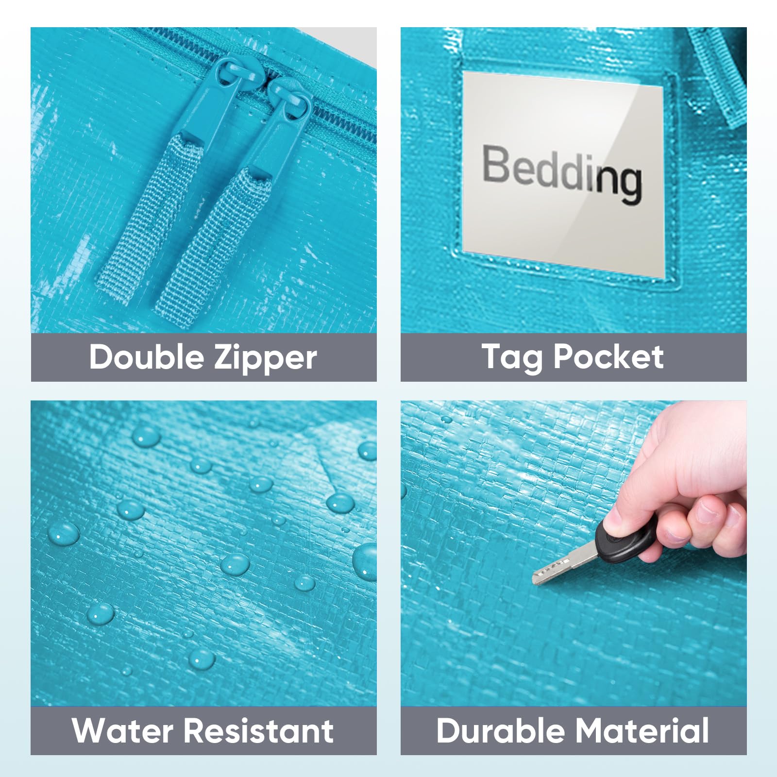 TICONN bag with zipper access for quick packing and retrieval.